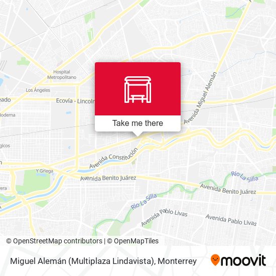  How to get to Miguel Alemán (Multiplaza Lindavista) in Guadalupe by Bus or  Metrorrey?