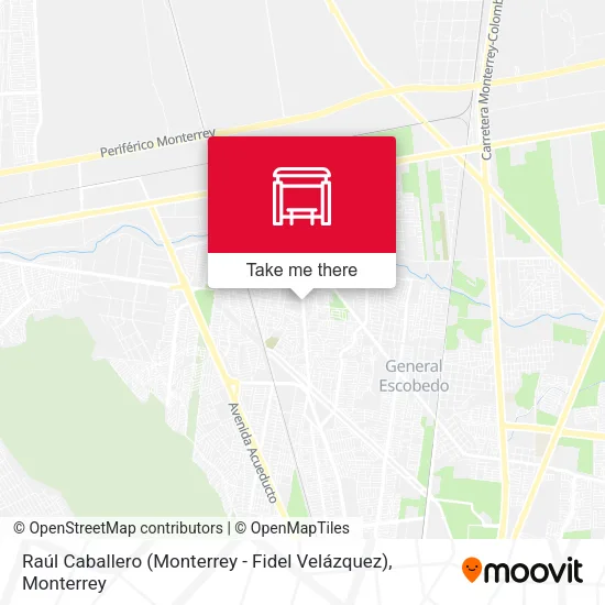 Mapa de Raúl Caballero (Monterrey - Fidel Velázquez)