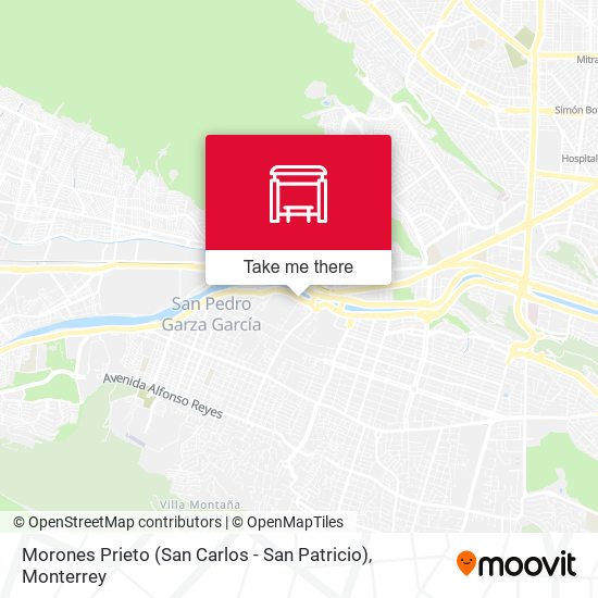 Morones Prieto (San Carlos - San Patricio) map