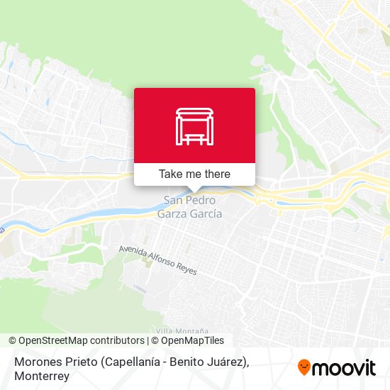 Mapa de Morones Prieto (Capellanía - Benito Juárez)
