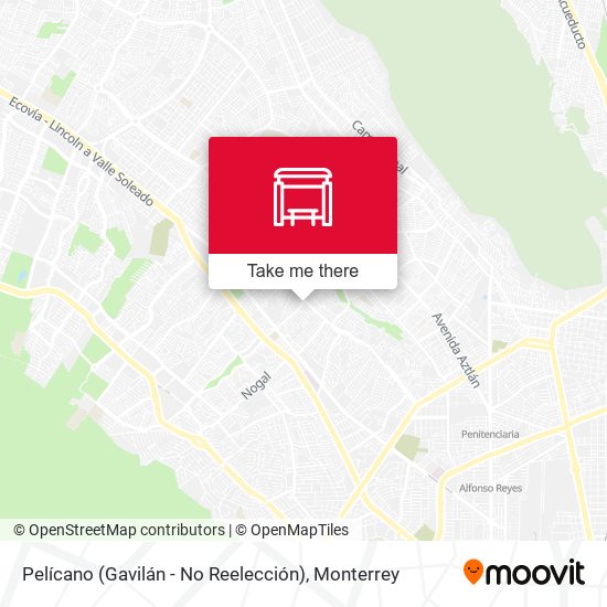 Pelícano (Gavilán - No Reelección) map
