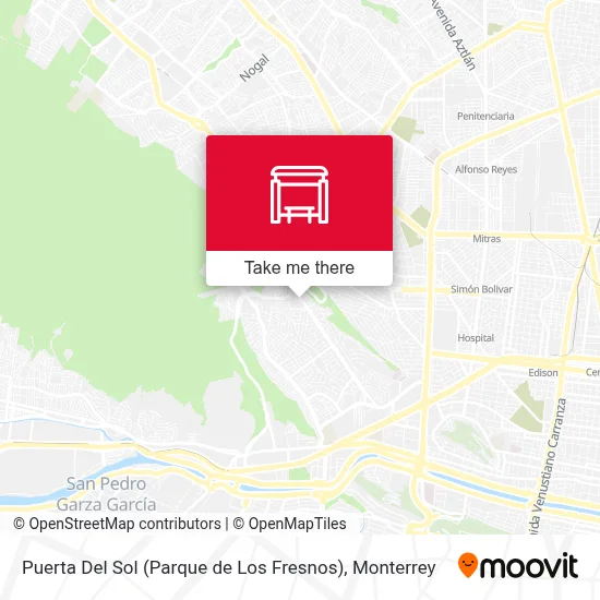 Puerta Del Sol (Parque de Los Fresnos) map