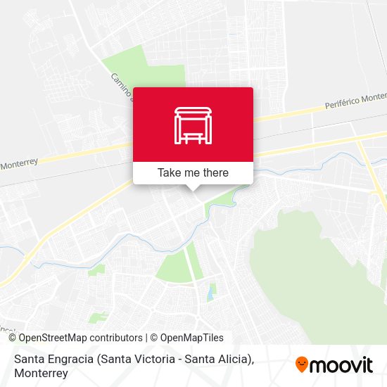 Santa Engracia (Santa Victoria - Santa Alicia) map