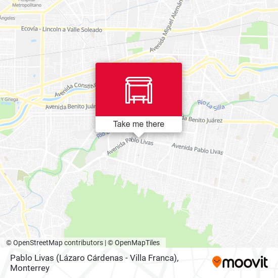 Pablo Livas (Lázaro Cárdenas - Villa Franca) map