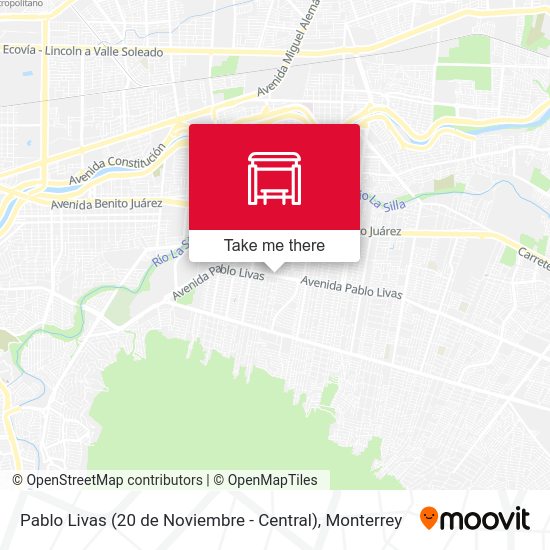 Pablo Livas (20 de Noviembre - Central) map