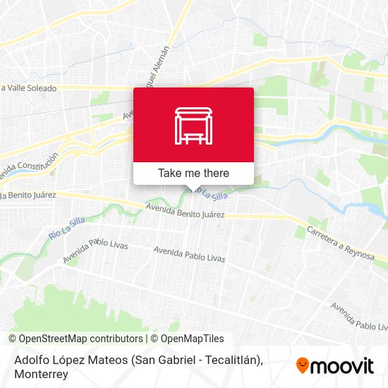 Adolfo López Mateos (San Gabriel - Tecalitlán) map