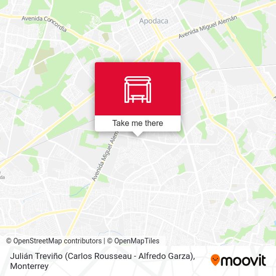 Julián Treviño (Carlos Rousseau - Alfredo Garza) map