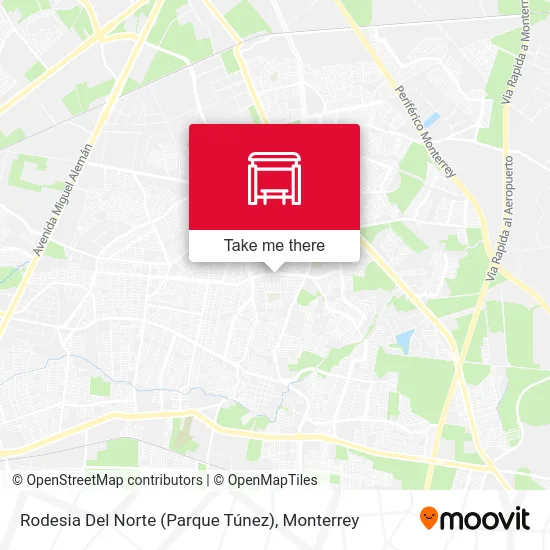 Rodesia Del Norte (Parque Túnez) map