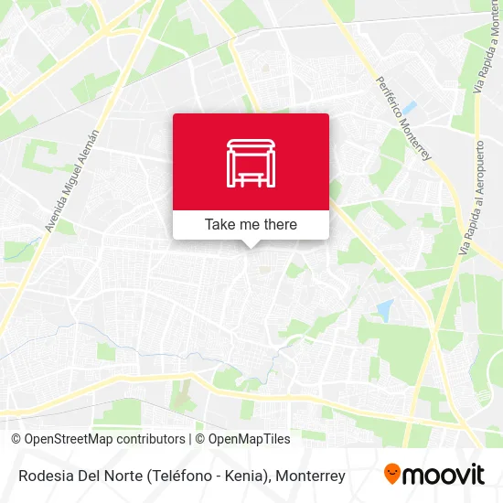 Mapa de Rodesia Del Norte (Teléfono - Kenia)