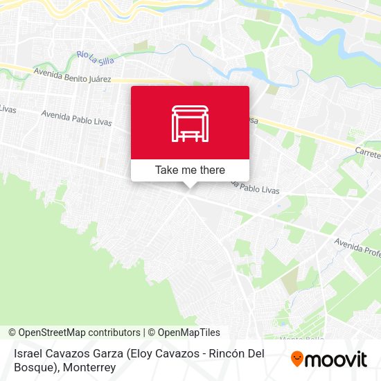 Israel Cavazos Garza (Eloy Cavazos - Rincón Del Bosque) map