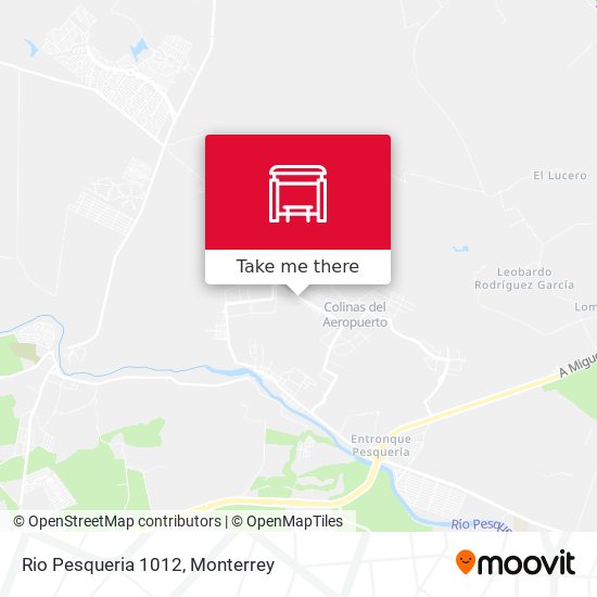 Mapa de Rio Pesqueria 1012