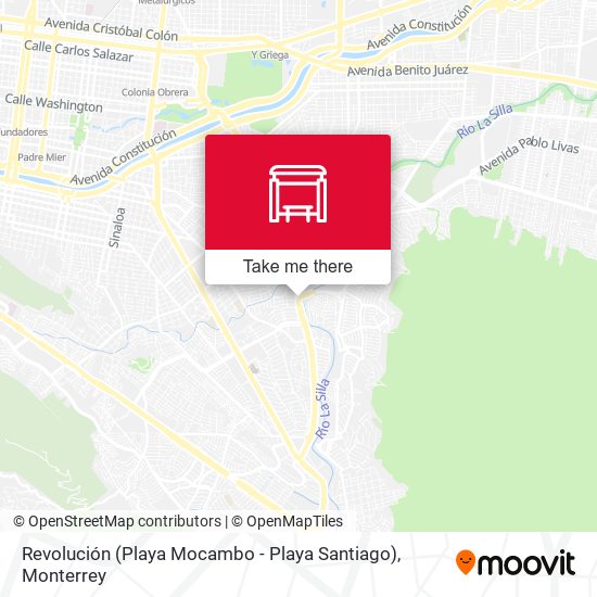 Revolución (Playa Mocambo - Playa Santiago) map