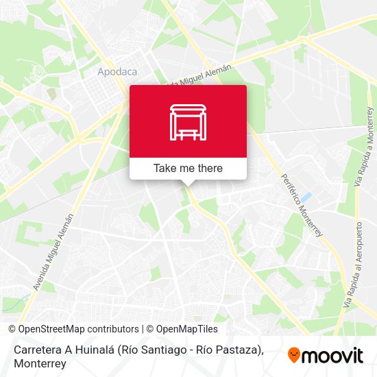 Carretera A Huinalá (Río Santiago - Río Pastaza) map