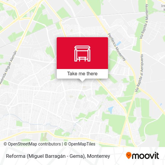 Reforma (Miguel Barragán - Gema) map
