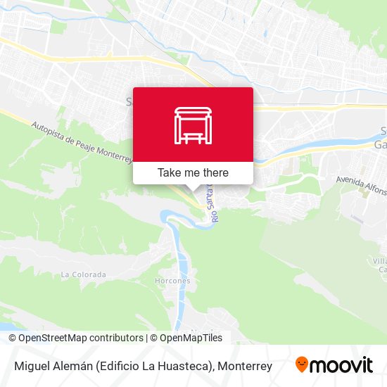Mapa de Miguel Alemán (Edificio La Huasteca)