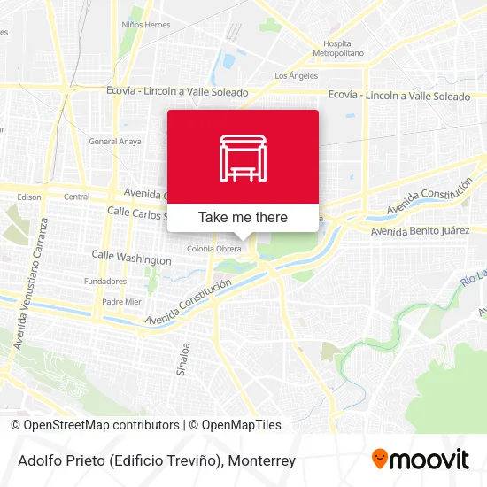 Mapa de Adolfo Prieto (Edificio Treviño)
