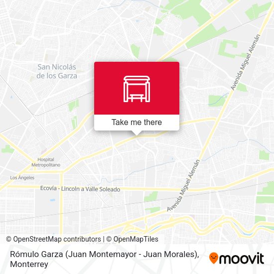 Rómulo Garza (Juan Montemayor - Juan Morales) map