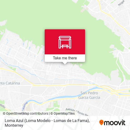 Loma Azul (Loma Modelo - Lomas de La Fama) map