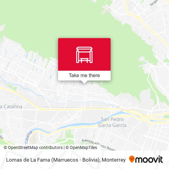 Mapa de Lomas de La Fama (Marruecos - Bolivia)