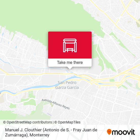 Manuel J. Clouthier (Antonio de S. - Fray Juan de Zumárraga) map