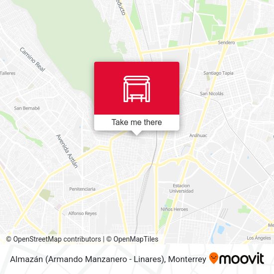 Almazán (Armando Manzanero - Linares) map