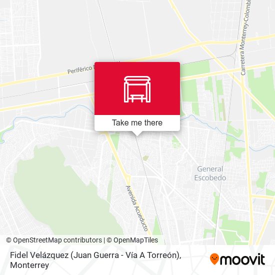 Fidel Velázquez (Juan Guerra - Vía A Torreón) map