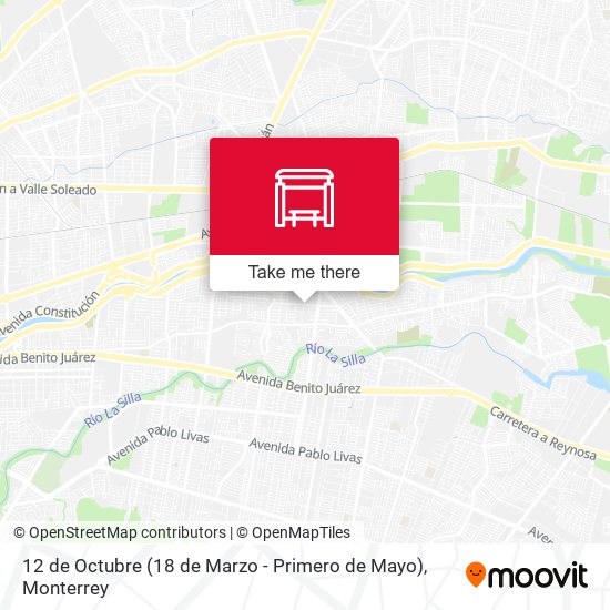 12 de Octubre (18 de Marzo - Primero de Mayo) map