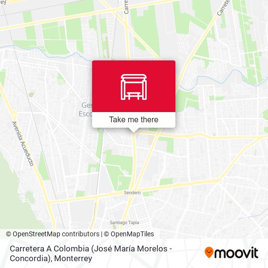Carretera A Colombia (José María Morelos - Concordia) map