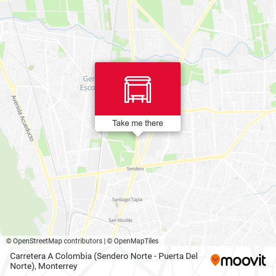 Carretera A Colombia (Sendero Norte - Puerta Del Norte) map