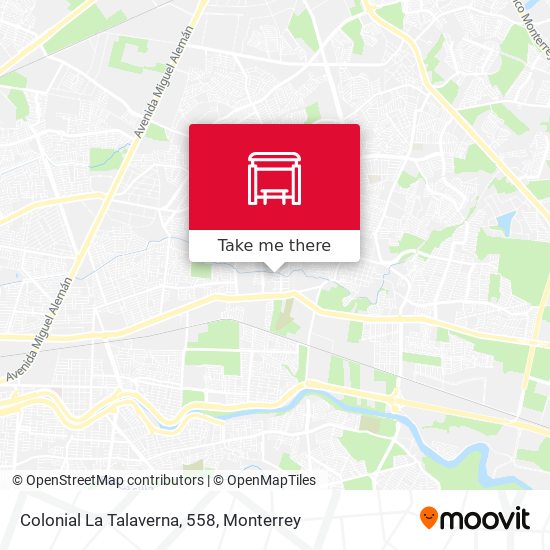 Colonial La Talaverna, 558 map