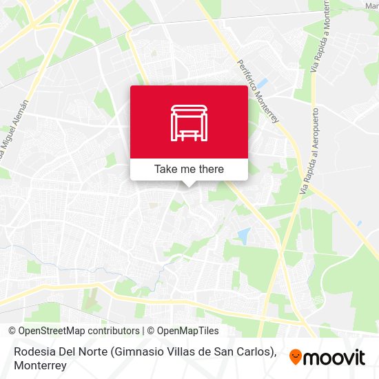 Rodesia Del Norte (Gimnasio Villas de San Carlos) map