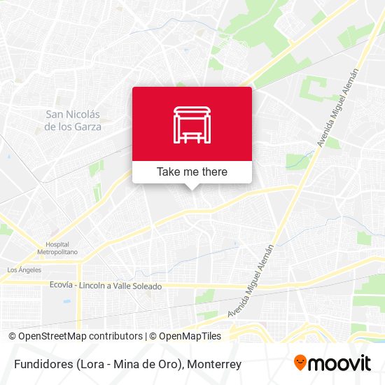 Fundidores (Lora - Mina de Oro) map
