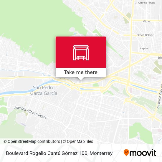 Mapa de Boulevard Rogelio Cantú Gómez 100