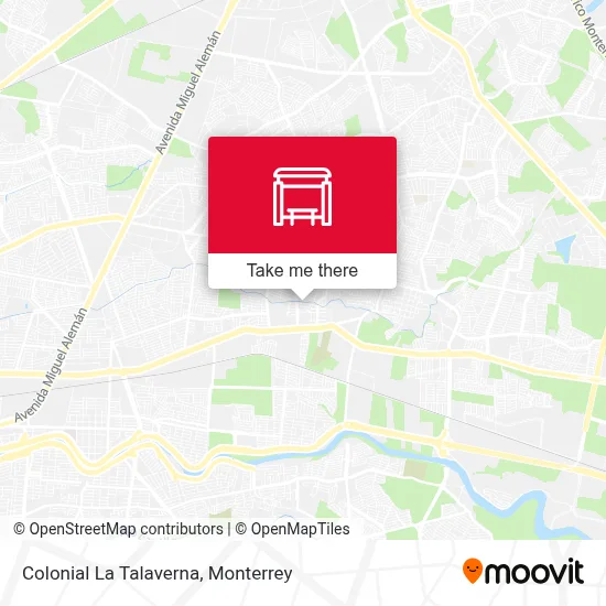 Colonial La Talaverna map