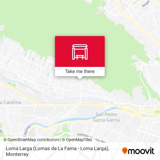 Loma Larga (Lomas de La Fama - Loma Larga) map