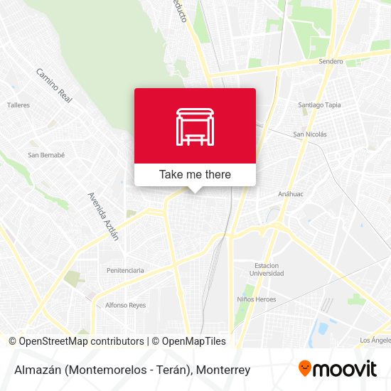 Almazán (Montemorelos - Terán) map