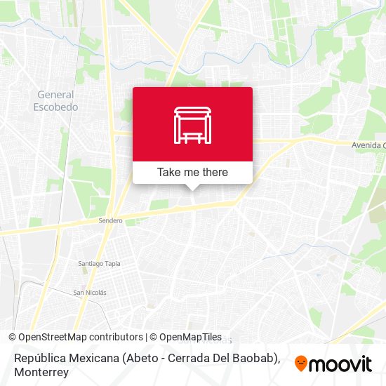Mapa de República Mexicana (Abeto - Cerrada Del Baobab)