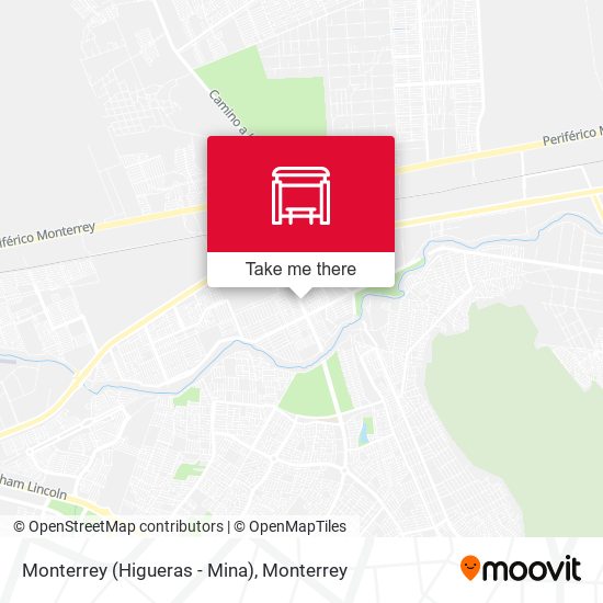 Mapa de Monterrey (Higueras - Mina)