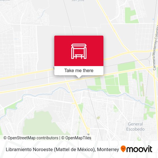 Libramiento Noroeste (Mattel de México) map