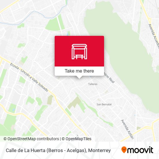 Calle de La Huerta (Berros - Acelgas) map
