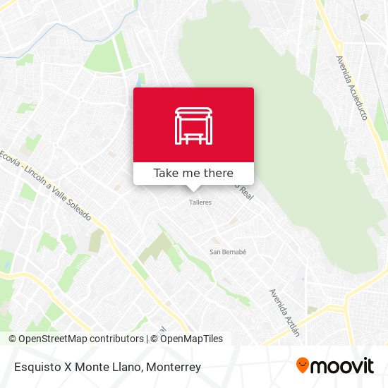 Mapa de Esquisto X Monte Llano