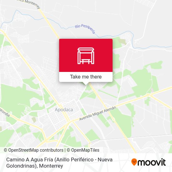 Camino A Agua Fría (Anillo Periférico - Nueva Golondrinas) map