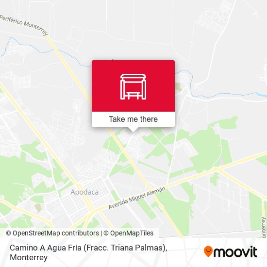 Camino A Agua Fría (Fracc. Triana Palmas) map