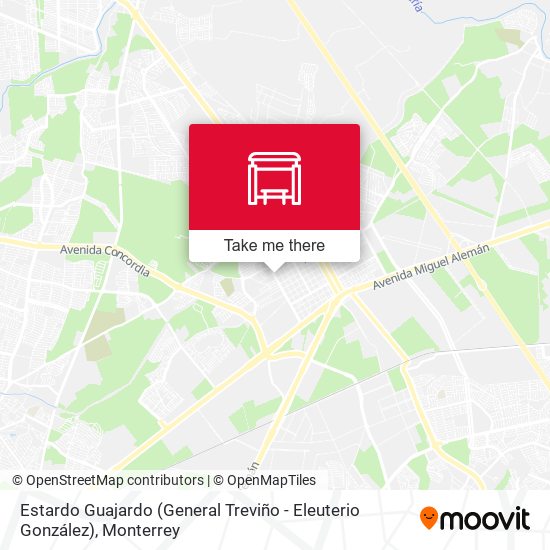 Mapa de Estardo Guajardo (General Treviño - Eleuterio González)