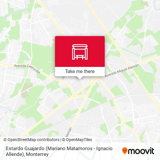 Estardo Guajardo (Mariano Matamoros - Ignacio Allende) map
