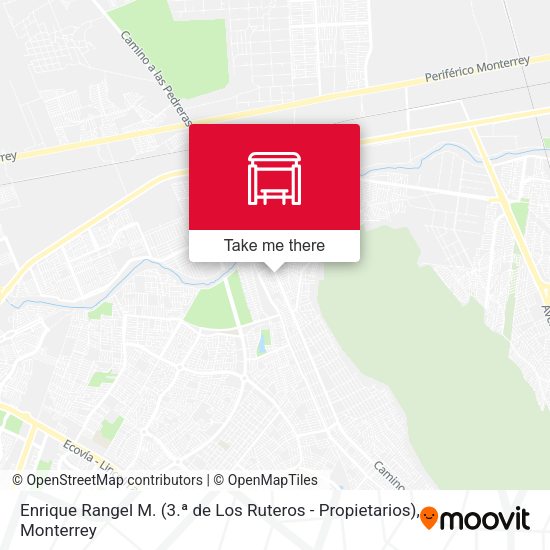 Mapa de Enrique Rangel M. (3.ª de Los Ruteros - Propietarios)