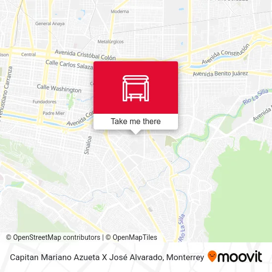 Mapa de Capitan Mariano Azueta X José Alvarado
