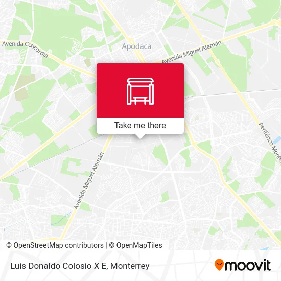 Luis Donaldo Colosio X E map