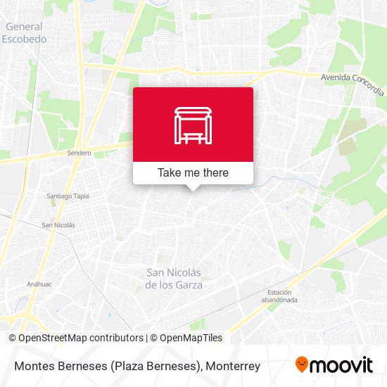 Montes Berneses (Plaza Berneses) map