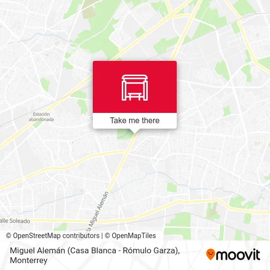 Mapa de Miguel Alemán (Casa Blanca - Rómulo Garza)